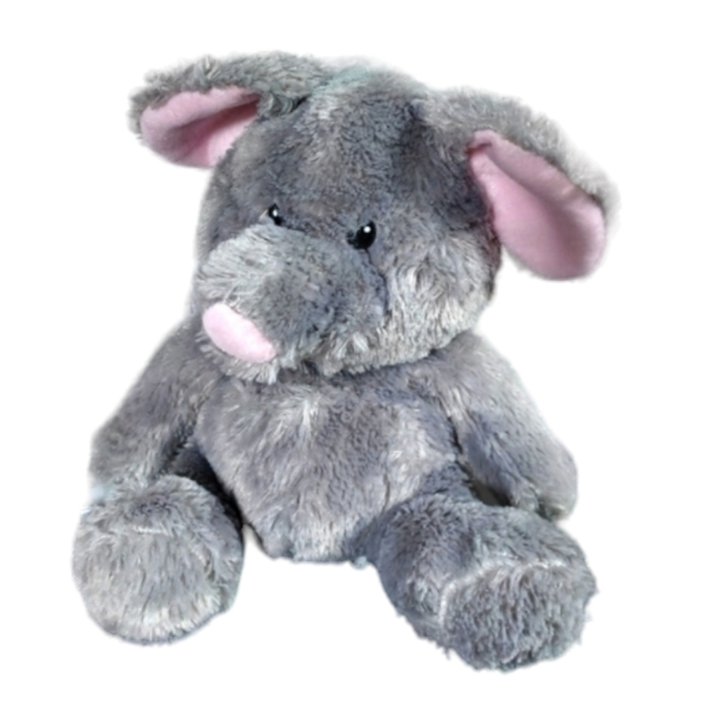 -Fiesta Elephant 10in Sitting and floppy ear Gray plush